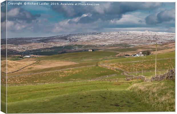 Harwood, Upper Teesdale in April Canvas Print by Richard Laidler