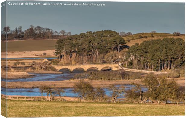 The Duchess Bridge, Alnmouth, Northumberland Canvas Print by Richard Laidler