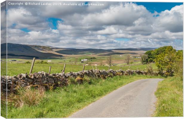 Down into Forest-in-Teesdale Canvas Print by Richard Laidler