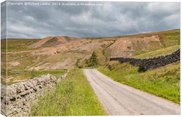 Lodge Sike Mine Remains, Teesdale (2) Canvas Print by Richard Laidler