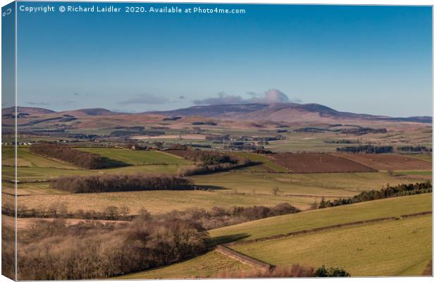 The Cheviot, Northumberland Canvas Print by Richard Laidler