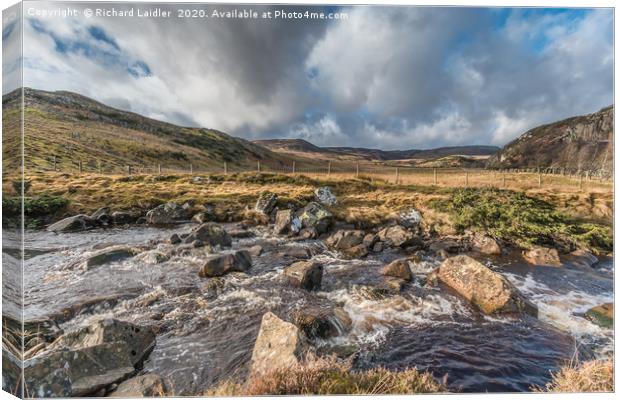 Over Blea Beck  to Cronkley Fell, Teesdale Canvas Print by Richard Laidler