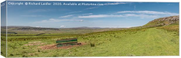 High Hurth Edge and Upper Teesdale Panorama Canvas Print by Richard Laidler