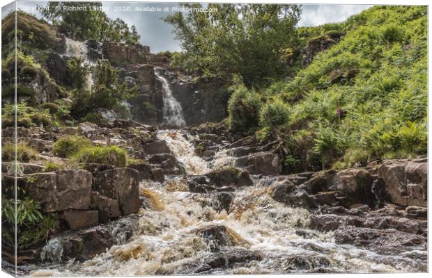 Blea Beck Force Waterfall, Upper Teesdale (3) Canvas Print by Richard Laidler