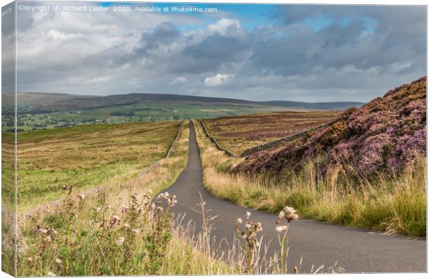 Down into Teesdale from Botany Farm 1 Canvas Print by Richard Laidler