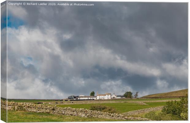 Wool Pits Hill Farm, Upper Teesdale Canvas Print by Richard Laidler