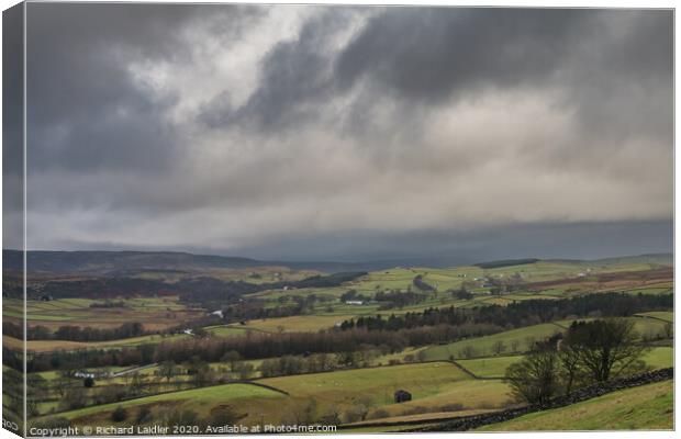Bright and Damp Upper Teesdale 2 Canvas Print by Richard Laidler