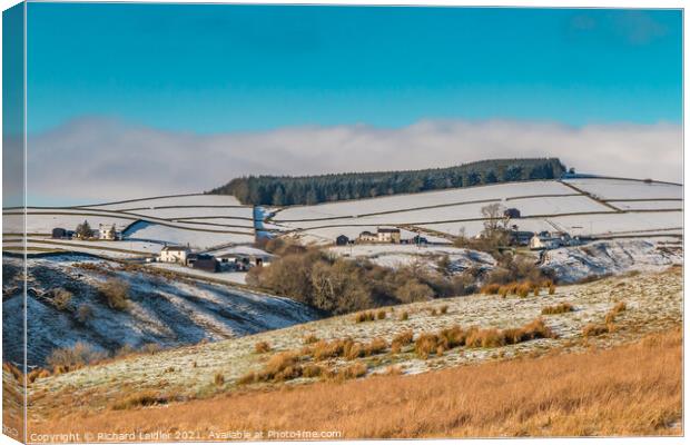Over to Ettersgill from Ash Hill, Teesdale Canvas Print by Richard Laidler