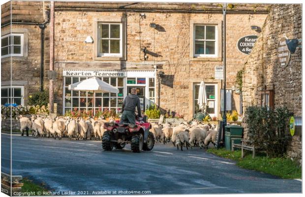 Going for Afternoon Tea in Thwaite, Swaledale Canvas Print by Richard Laidler