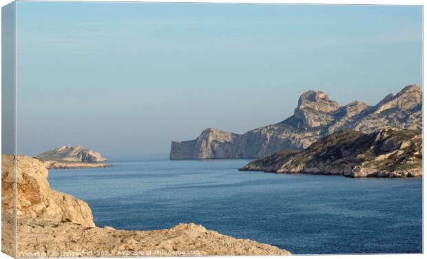 Coastal landscape at the Côte d'Azur Canvas Print by Lensw0rld 