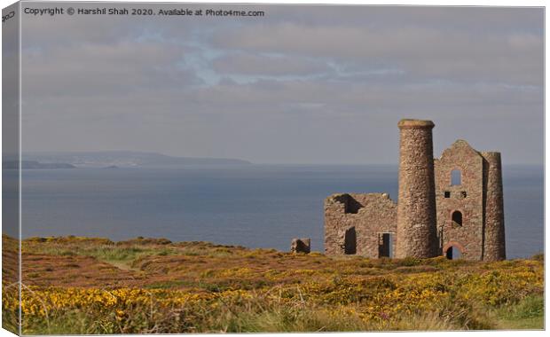 Wheal Coates Canvas Print by Harshil Shah