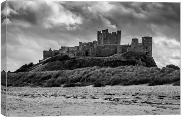The Bamburgh Castle, Northumberland Canvas Print by David Wilson