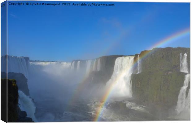 Iguazu Falls valley Canvas Print by Sylvain Beauregard