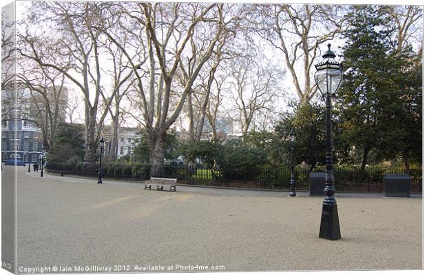Bedford Square Canvas Print by Iain McGillivray