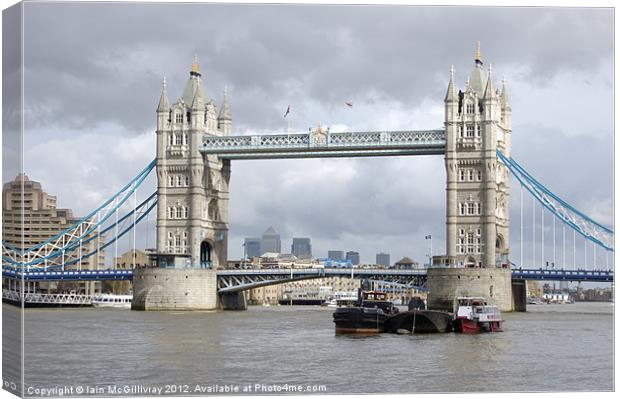 Tower Bridge Canvas Print by Iain McGillivray