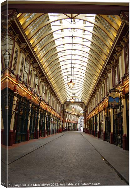 Leadenhall Market Canvas Print by Iain McGillivray