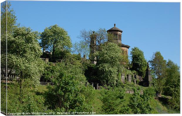 Glasgow Necropolis Canvas Print by Iain McGillivray