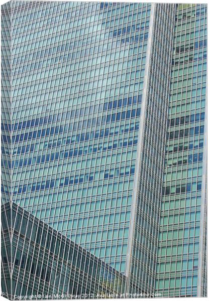 Canary Wharf Skyscraper Canvas Print by Iain McGillivray