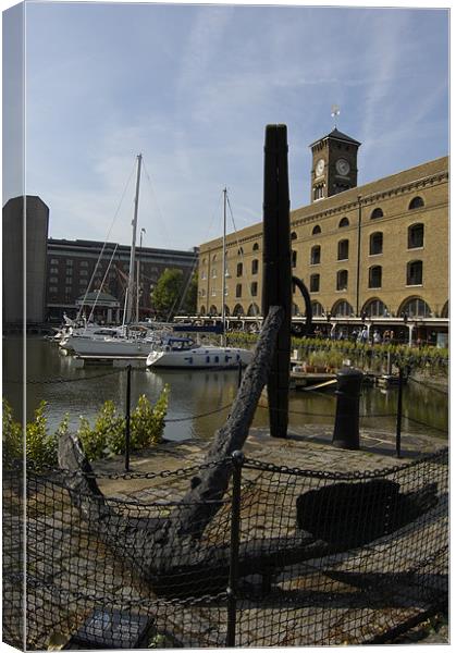 St Katharine Dock Canvas Print by Iain McGillivray