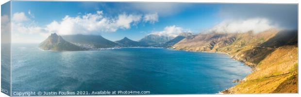 Hout Bay, near Cape Town Canvas Print by Justin Foulkes