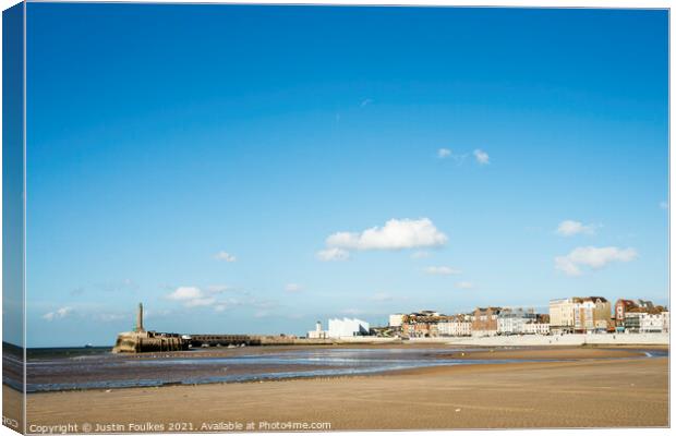 Margate, Kent Canvas Print by Justin Foulkes
