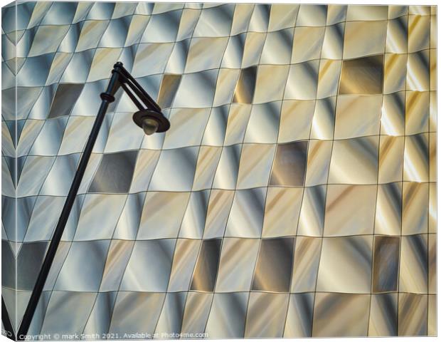 street light, docklands, london Canvas Print by mark Smith