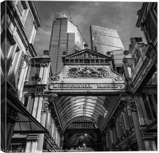 Leadenhall Market Canvas Print by mark Smith