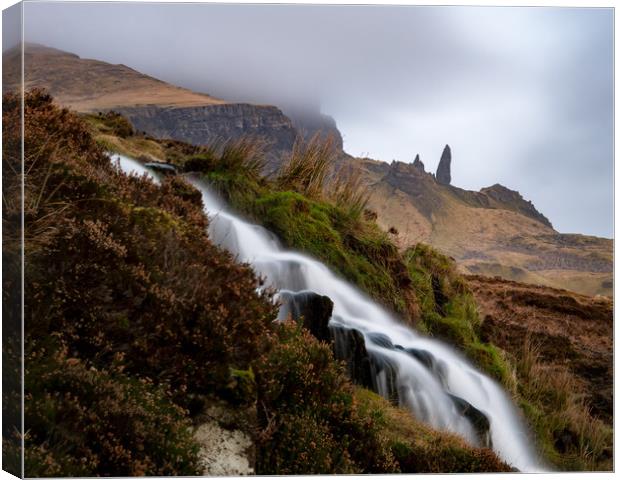 The Falls of Storr  Canvas Print by Sylvan Buckley