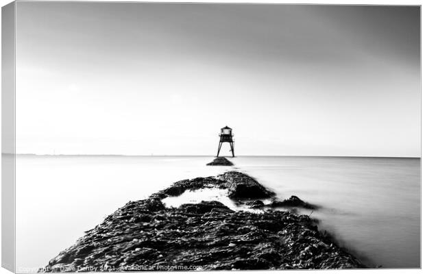 Dovercourt Lighthouse in Harwich, Essex Canvas Print by Dave Denby