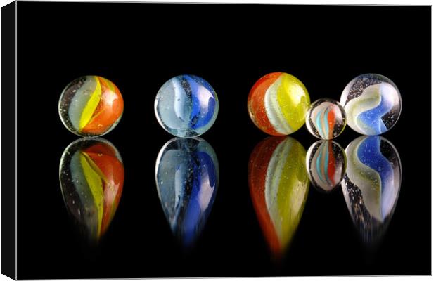 Marbles Canvas Print by Tony Claes