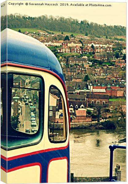 The bridgnorth tram  Canvas Print by Savannah Haycock