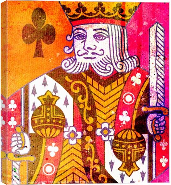 KING OF CLUBS (2) Canvas Print by OTIS PORRITT