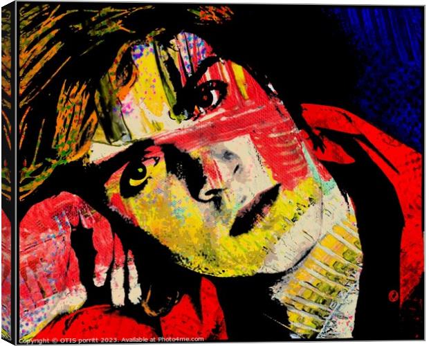 SIMON LE BON Canvas Print by OTIS PORRITT