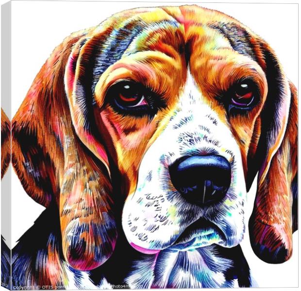 BEAGLE Canvas Print by OTIS PORRITT