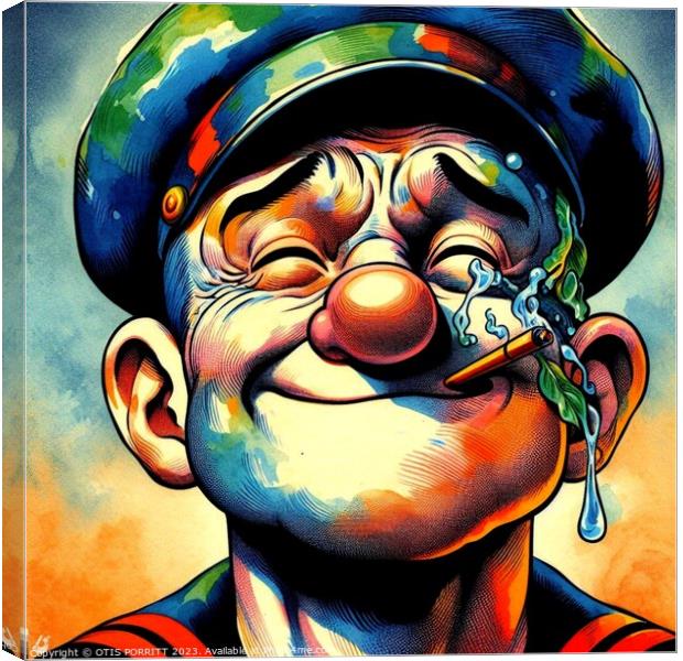 POP ART POPEYE 22 Canvas Print by OTIS PORRITT