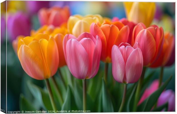 Tulips are an industry at risk in the Netherlands  Canvas Print by Joaquin Corbalan