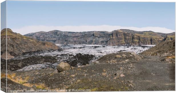 Spectacular glacier landscapes of Iceland. Canvas Print by Joaquin Corbalan