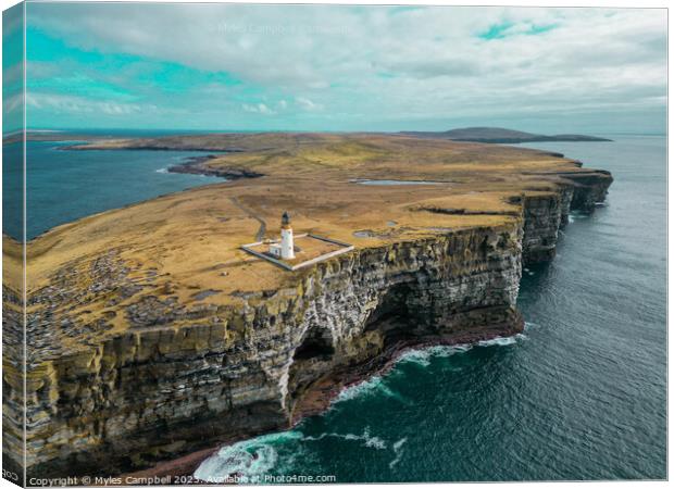 Noup Head, Orkney Islands Canvas Print by Myles Campbell