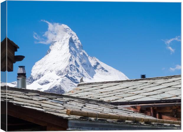 Matterhorn Mountain Canvas Print by Mike C.S.