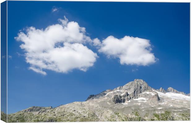 Gärstenhörner Mountain  Canvas Print by Mike C.S.