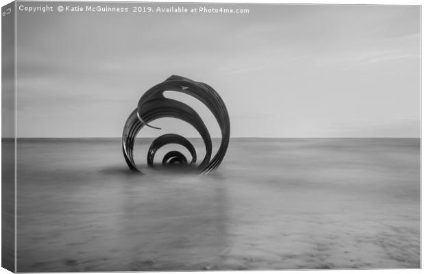Marys Shell, Cleveleys Canvas Print by Katie McGuinness