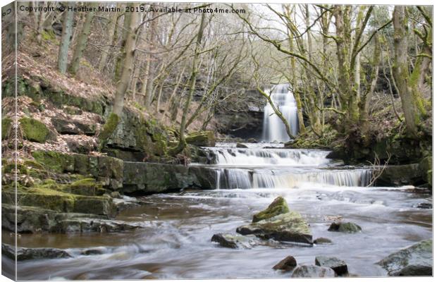 Gibson's Cave, Bowlees Canvas Print by Heather McGow