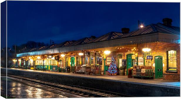 The train has left the station Canvas Print by Robbie Spencer