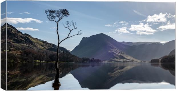 Sunrise on Buttermere Canvas Print by Robbie Spencer