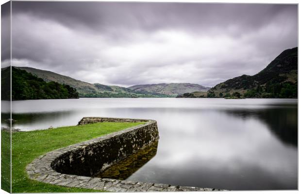 a view down Ullswater Canvas Print by Robbie Spencer