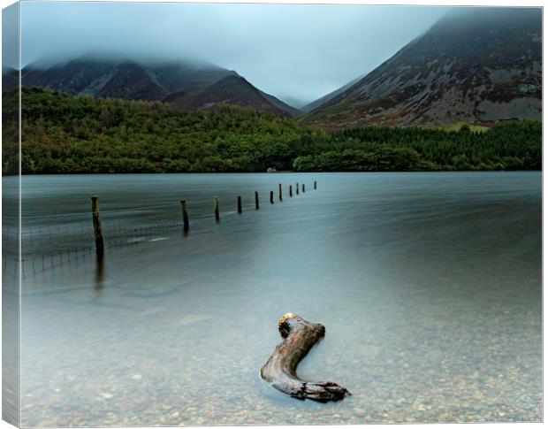 Crummock Water at Dawn Canvas Print by Robbie Spencer