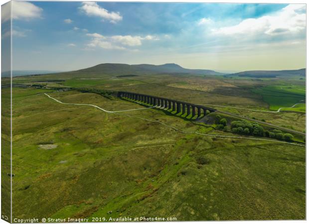 Ribblehead Viaduct,Yorkshire Canvas Print by Stratus Imagery