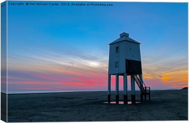 Summer Night Sky Canvas Print by Neil William-Carter