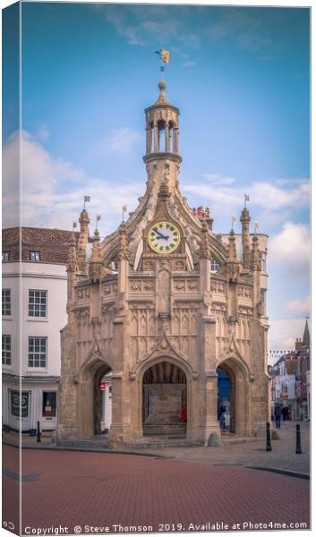 The Market Cross Chichester Canvas Print by Steve Thomson