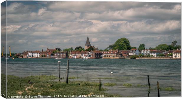 Bosham West Sussex Canvas Print by Steve Thomson